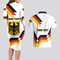 Personalized Germany Unity Day 1990 Edition Couples Matching Long Sleeve Bodycon Dress and Hawaiian Shirt Unique Style - Wonder Print Shop