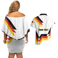 Personalized Germany Unity Day 1990 Edition Couples Matching Off Shoulder Short Dress and Hawaiian Shirt Unique Style - Wonder Print Shop