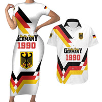 Personalized Germany Unity Day 1990 Edition Couples Matching Short Sleeve Bodycon Dress and Hawaiian Shirt Unique Style - Wonder Print Shop