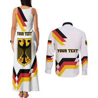 Personalized Germany Unity Day 1990 Edition Couples Matching Tank Maxi Dress and Long Sleeve Button Shirt Unique Style - Wonder Print Shop