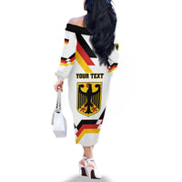 Personalized Germany Unity Day 1990 Edition Family Matching Off The Shoulder Long Sleeve Dress and Hawaiian Shirt Unique Style - Wonder Print Shop