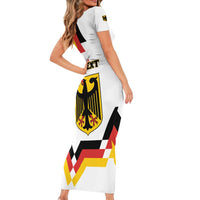 Personalized Germany Unity Day 1990 Edition Short Sleeve Bodycon Dress Unique Style - Wonder Print Shop