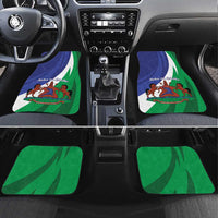 Lesotho 1966 Unique Car Mats Spiral Aloe Coat of Arms - Wonder Print Shop