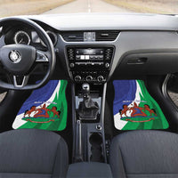 Lesotho 1966 Unique Car Mats Spiral Aloe Coat of Arms - Wonder Print Shop
