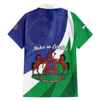 Lesotho 1966 Unique Family Matching Puletasi and Hawaiian Shirt Spiral Aloe Coat of Arms - Wonder Print Shop