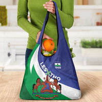 Lesotho 1966 Unique Grocery Bag Spiral Aloe Coat of Arms