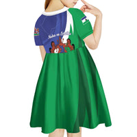 Lesotho 1966 Unique Kid Short Sleeve Dress Spiral Aloe Coat of Arms - Wonder Print Shop