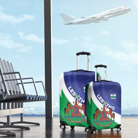 Lesotho 1966 Unique Luggage Cover Spiral Aloe Coat of Arms - Wonder Print Shop