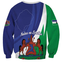 Lesotho 1966 Unique Sweatshirt Spiral Aloe Coat of Arms - Wonder Print Shop