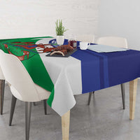 Lesotho 1966 Unique Tablecloth Spiral Aloe Coat of Arms - Wonder Print Shop