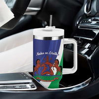 Lesotho 1966 Unique Tumbler With Handle Spiral Aloe Coat of Arms - Wonder Print Shop
