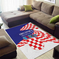 Croatia Independence Day 1991 Area Rug Sretan Dan neovisnosti Hrvatske - Wonder Print Shop