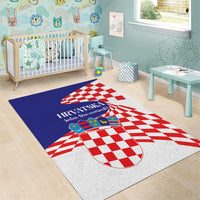 Croatia Independence Day 1991 Area Rug Sretan Dan neovisnosti Hrvatske - Wonder Print Shop