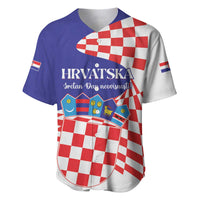 Personalized Croatia Independence Day 1991 Baseball Jersey Sretan Dan neovisnosti Hrvatske - Wonder Print Shop