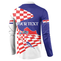 Personalized Croatia Independence Day 1991 Button Sweatshirt Sretan Dan neovisnosti Hrvatske - Wonder Print Shop
