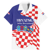 Personalized Croatia Independence Day 1991 Family Matching Mermaid Dress and Hawaiian Shirt Sretan Dan neovisnosti Hrvatske - Wonder Print Shop