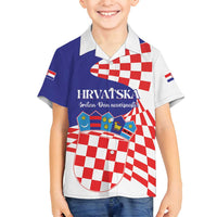 Personalized Croatia Independence Day 1991 Family Matching Off Shoulder Maxi Dress and Hawaiian Shirt Sretan Dan neovisnosti Hrvatske - Wonder Print Shop