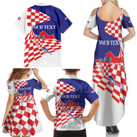 Personalized Croatia Independence Day 1991 Family Matching Summer Maxi Dress and Hawaiian Shirt Sretan Dan neovisnosti Hrvatske - Wonder Print Shop