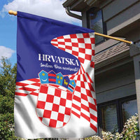 Croatia Independence Day 1991 Garden Flag Sretan Dan neovisnosti Hrvatske - Wonder Print Shop