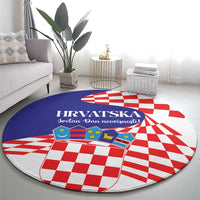 Croatia Independence Day 1991 Round Carpet Sretan Dan neovisnosti Hrvatske