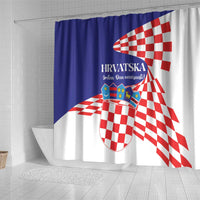 Croatia Independence Day 1991 Shower Curtain Sretan Dan neovisnosti Hrvatske