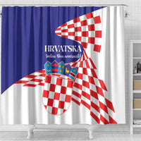 Croatia Independence Day 1991 Shower Curtain Sretan Dan neovisnosti Hrvatske