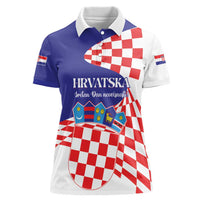 Personalized Croatia Independence Day 1991 Women Polo Shirt Sretan Dan neovisnosti Hrvatske - Wonder Print Shop
