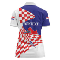 Personalized Croatia Independence Day 1991 Women Polo Shirt Sretan Dan neovisnosti Hrvatske - Wonder Print Shop