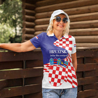 Personalized Croatia Independence Day 1991 Women Polo Shirt Sretan Dan neovisnosti Hrvatske - Wonder Print Shop