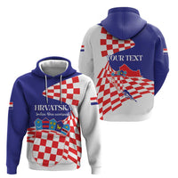 Personalized Croatia Independence Day 1991 Zip Hoodie Sretan Dan neovisnosti Hrvatske - Wonder Print Shop