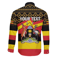 Personalized Uganda Independence Day 1962 Family Matching Mermaid Dress and Hawaiian Shirt African Pattern - Wonder Print Shop