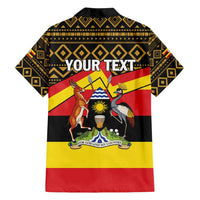 Personalized Uganda Independence Day 1962 Family Matching Off Shoulder Maxi Dress and Hawaiian Shirt African Pattern - Wonder Print Shop