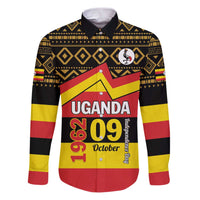 Personalized Uganda Independence Day 1962 Family Matching Puletasi and Hawaiian Shirt African Pattern - Wonder Print Shop
