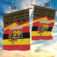 Uganda Independence Day 1962 Garden Flag African Pattern - Wonder Print Shop
