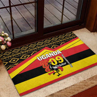 Uganda Independence Day 1962 Rubber Doormat African Pattern - Wonder Print Shop