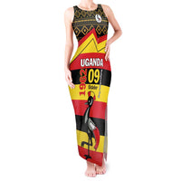 Personalized Uganda Independence Day 1962 Tank Maxi Dress African Pattern - Wonder Print Shop