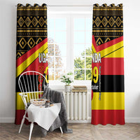 Uganda Independence Day 1962 Window Curtain African Pattern - Wonder Print Shop