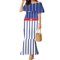 Personalized Cuba Family Matching Mermaid Dress and Hawaiian Shirt Simple Sporty Style - Wonder Print Shop