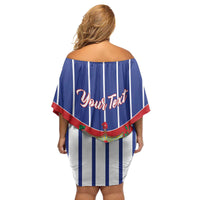 Personalized Cuba Family Matching Off Shoulder Short Dress and Hawaiian Shirt Simple Sporty Style - Wonder Print Shop