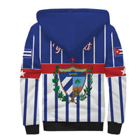 Personalized Cuba Sherpa Hoodie Simple Sporty Style - Wonder Print Shop