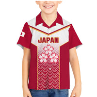 Custom Japan Rugby Family Matching Mermaid Dress and Hawaiian Shirt Brave Blossoms Japanese Motif Pattern - Wonder Print Shop