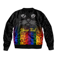 Personalised Ally Cat Bomber Jacket 2023 National Coming Out Day - Wonder Print Shop