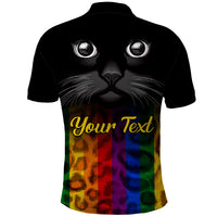 Personalised Ally Cat Polo Shirt 2023 National Coming Out Day - Wonder Print Shop