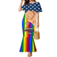 Love is Love Family Matching Mermaid Dress and Hawaiian Shirt 2023 National Coming Out Day - Wonder Print Shop