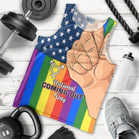 Love is Love Men Tank Top 2023 National Coming Out Day - Wonder Print Shop