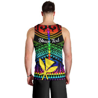 Personalised Hawaii Men Tank Top Kanaka Maoli Kakau 2023 National Coming Out Day - Wonder Print Shop