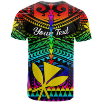 Personalised Hawaii T Shirt Kanaka Maoli Kakau 2023 National Coming Out Day - Wonder Print Shop