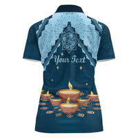 Personalized Diwali Women Polo Shirt Festival of Lights - Wonder Print Shop