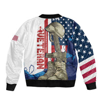 Happy Veterans Day Bomber Jacket Honoring All Who Served - Wonder Print Shop