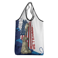 Happy Veterans Day Grocery Bag Honoring All Who Served